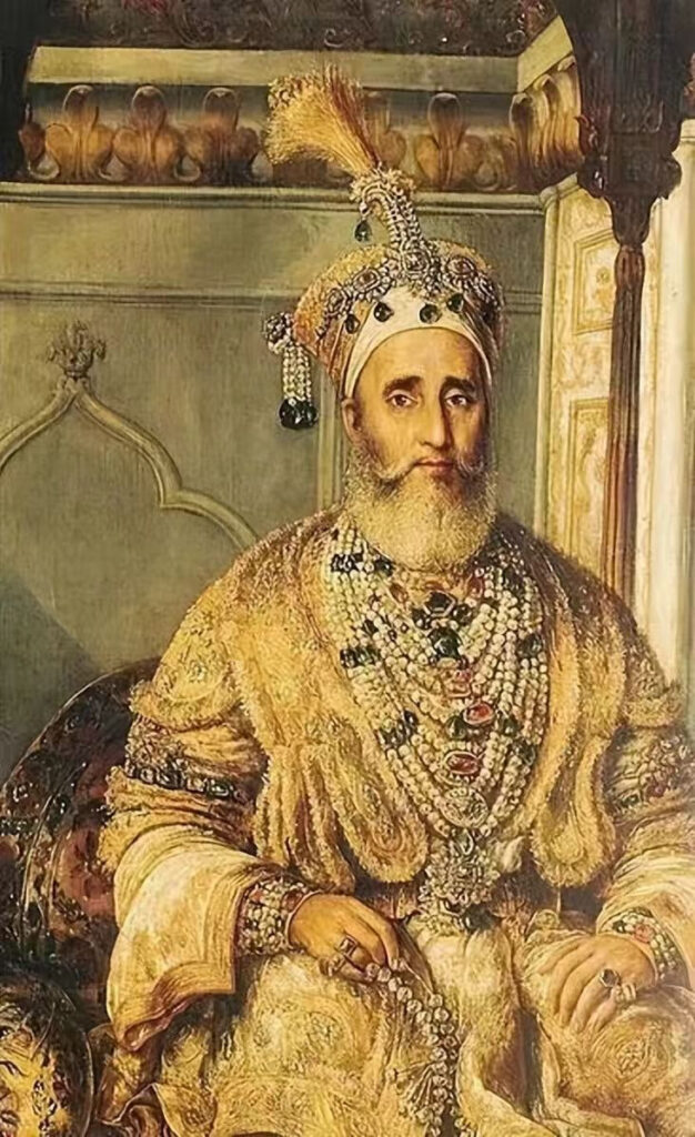 Portrait of Bahadur Shah II