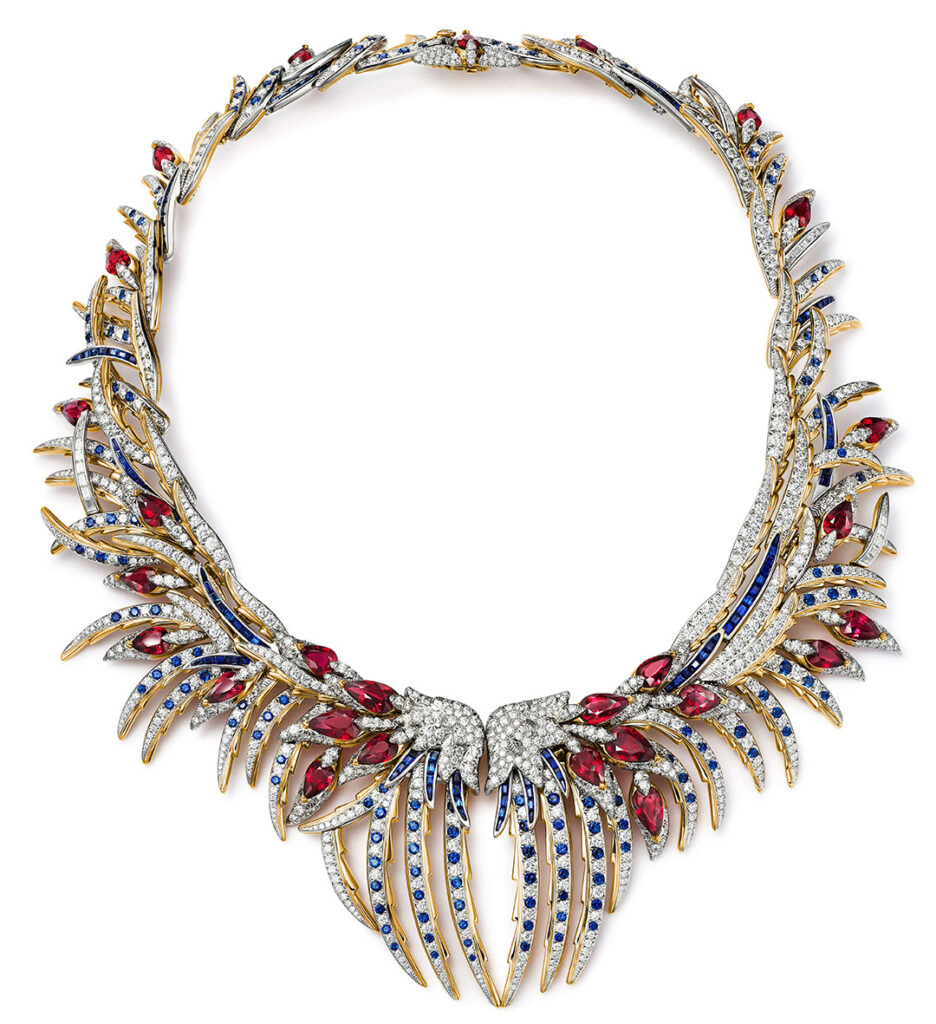 Feather-shaped necklace by Jean Schlumberger, 1961