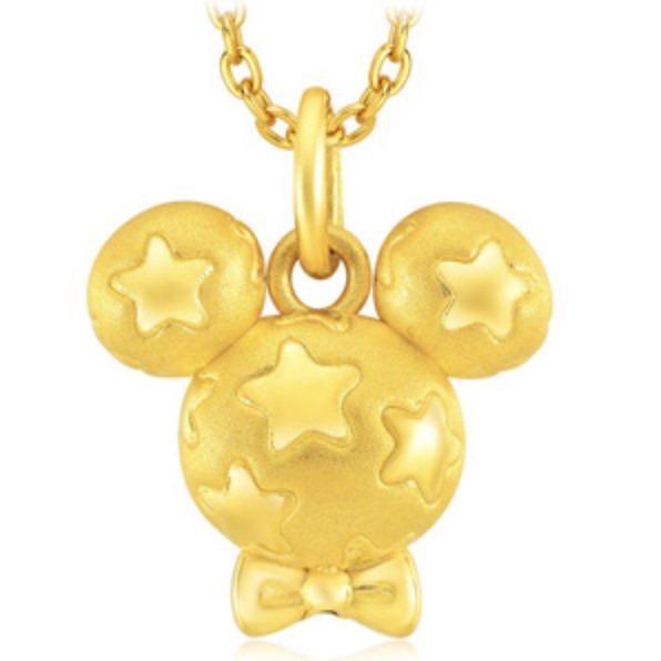 
Chow Tai Fook Disney Classic series: Mickey Mouse pure gold charm pendant