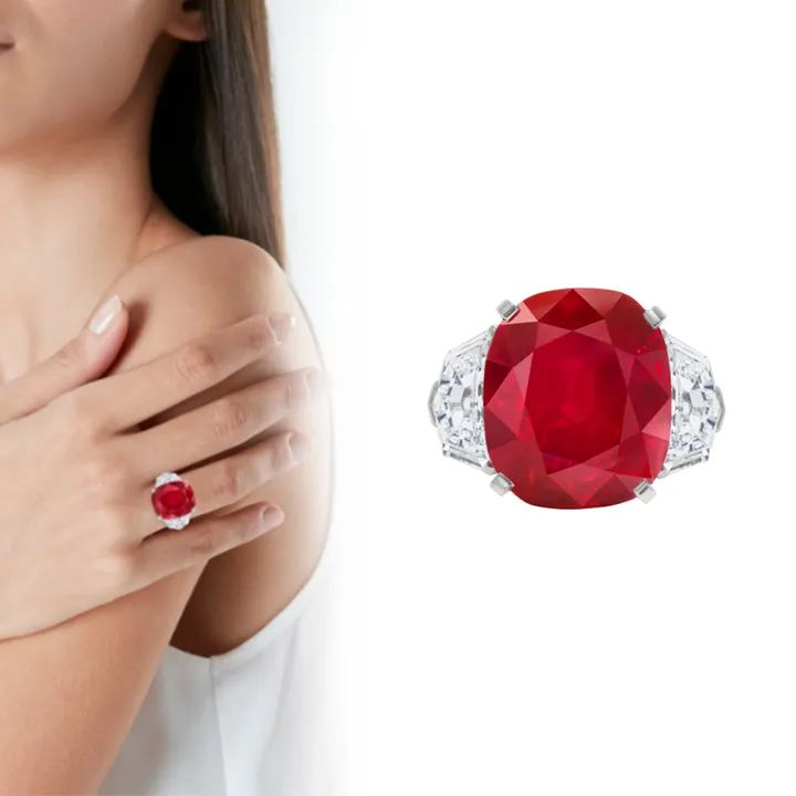 Sunrise Ruby Ring