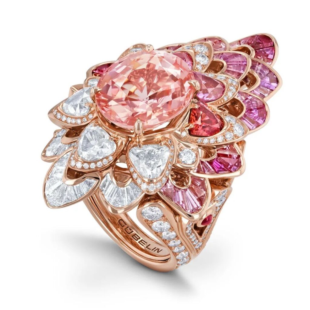 Gübelin Flaming Grace
Padparadscha Pink Sapphire Ring