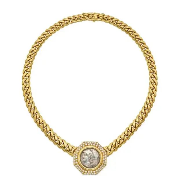 Bulgari
"Monete" Necklace
From the Vault: Exceptional Signed Jewels
March 2024, Sotheby's New York
Estimate: $25,000 - $35,000
Sold for: $35,560