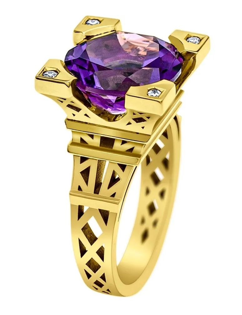 Tournaire
French Kiss Collection
Gold and Amethyst Ring