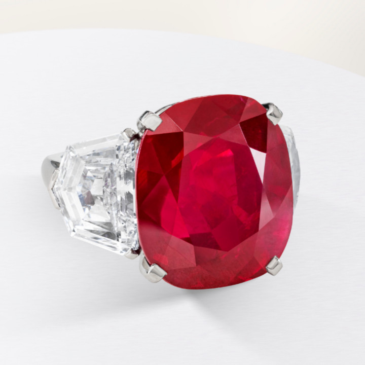 Sunrise Ruby Ring