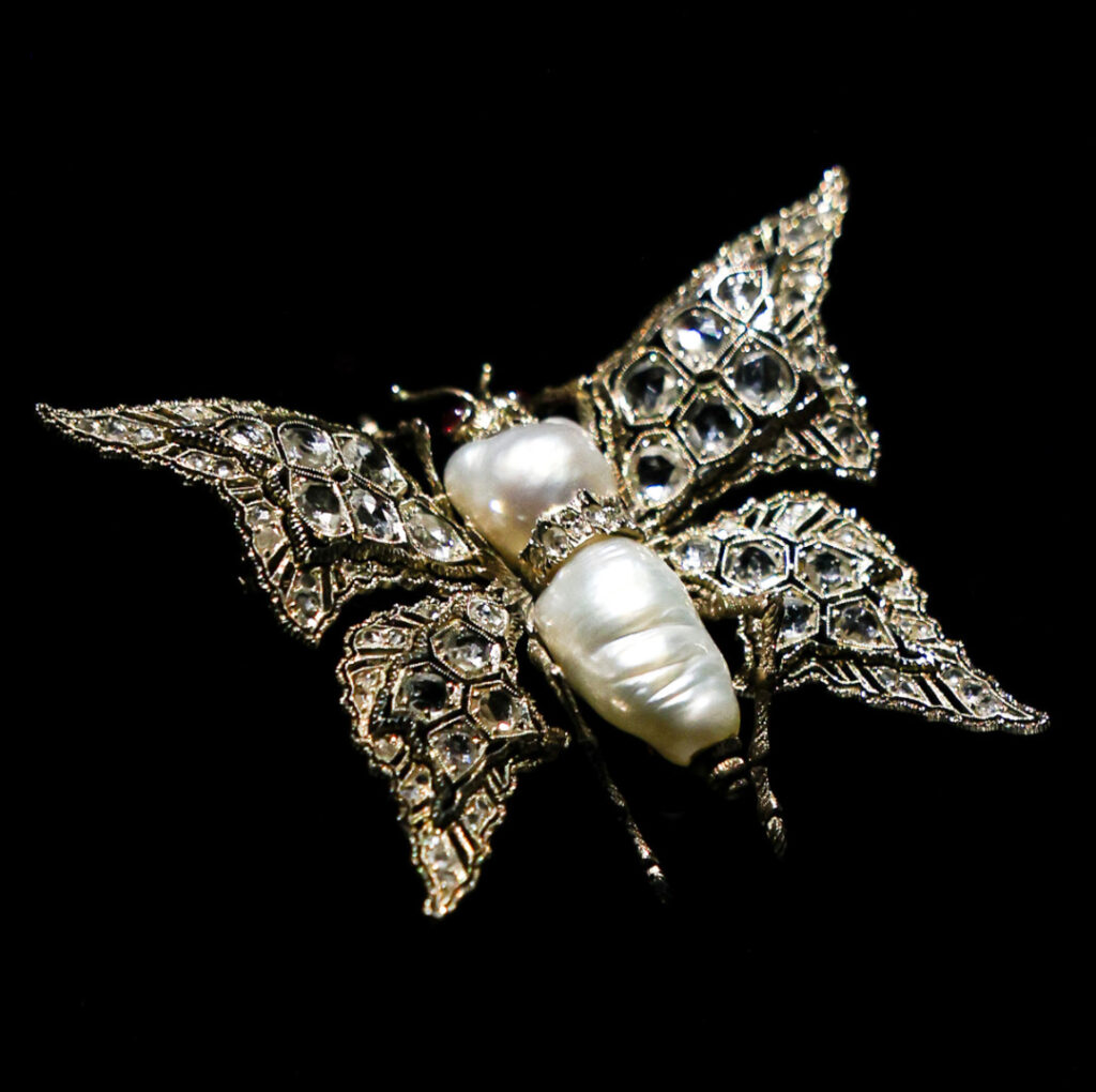 Mario Buccellati butterfly brooch, 1950s