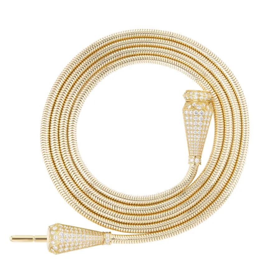 Boucheron Jack de Boucheron series gold and diamond long necklace