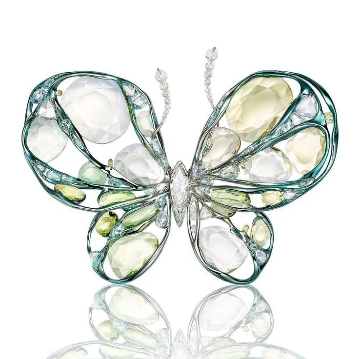 Feng J Butterfly Brooch