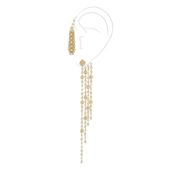 Messika By Kate Moss tassel ear cuff