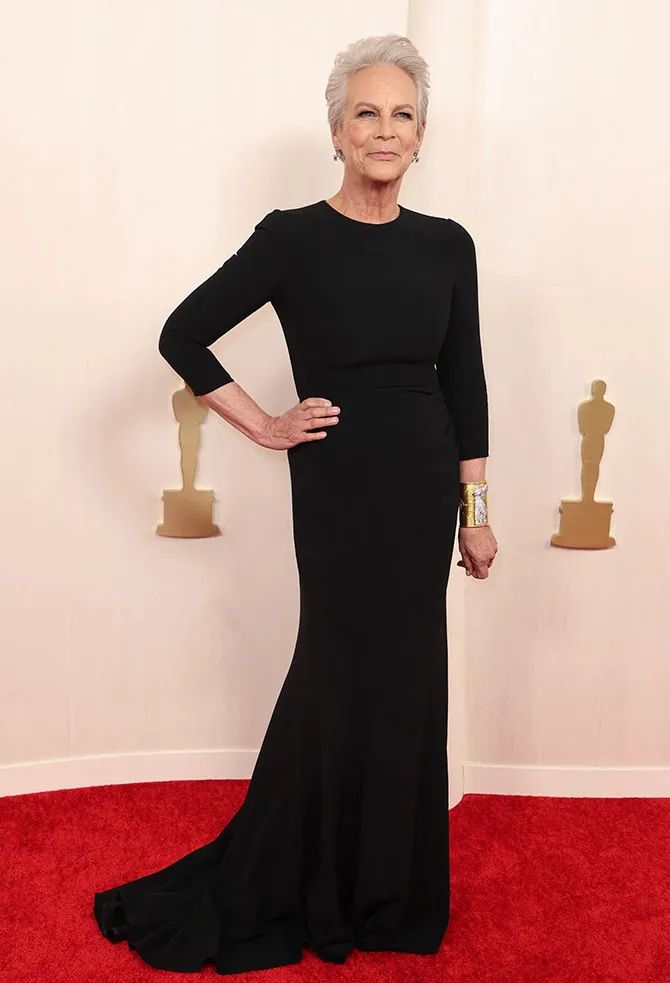 Jamie Lee Curtis wearing Cathy Waterman jewelry