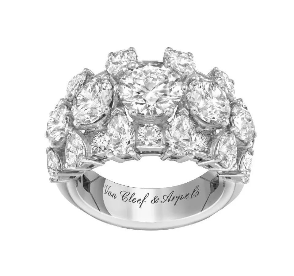 Chemin De Diamants White Gold Ring, by Van Cleef & Arpels