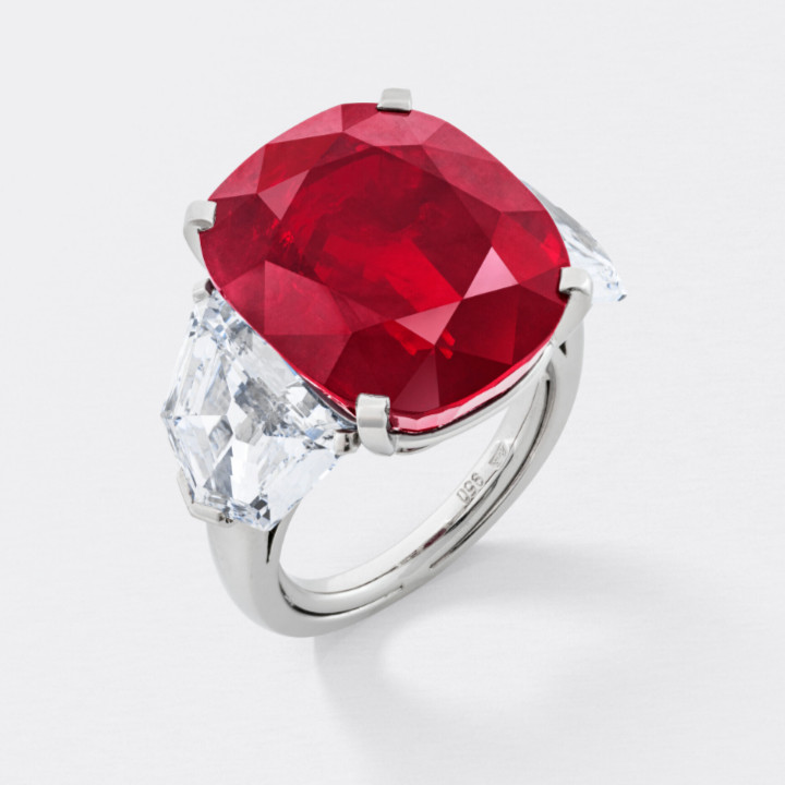 Sunrise Ruby Ring