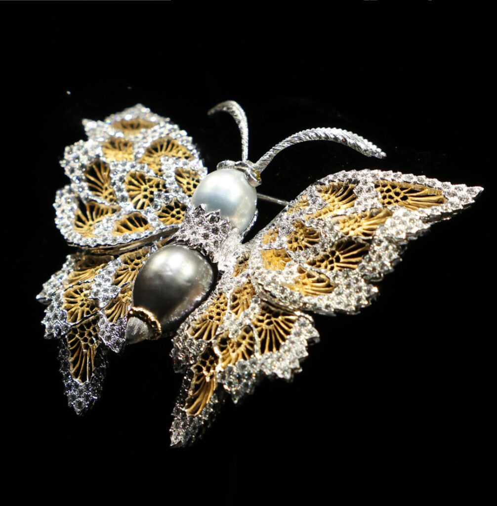 Andrea Buccellati butterfly brooch, 1995