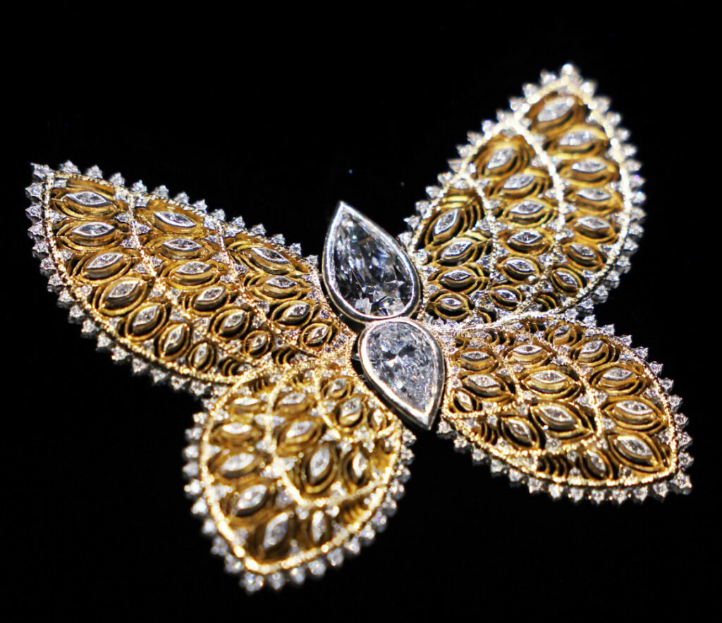 Andrea & Lucrezia Buccellati butterfly brooch, 2023