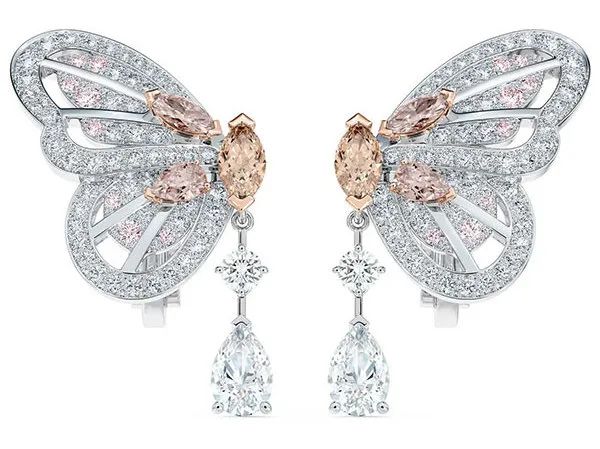 De Beers Butterfly Earrings