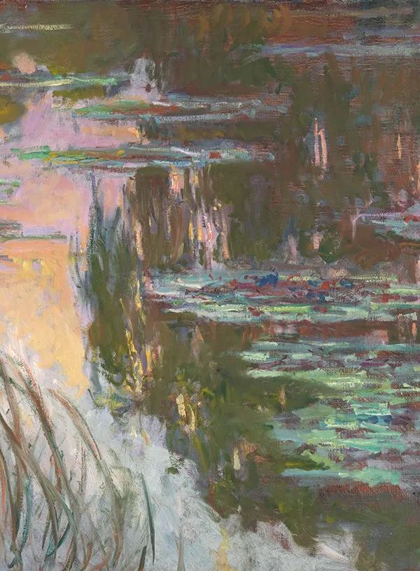 Claude Monet's "Water Lilies, Setting Sun"
Circa 1907