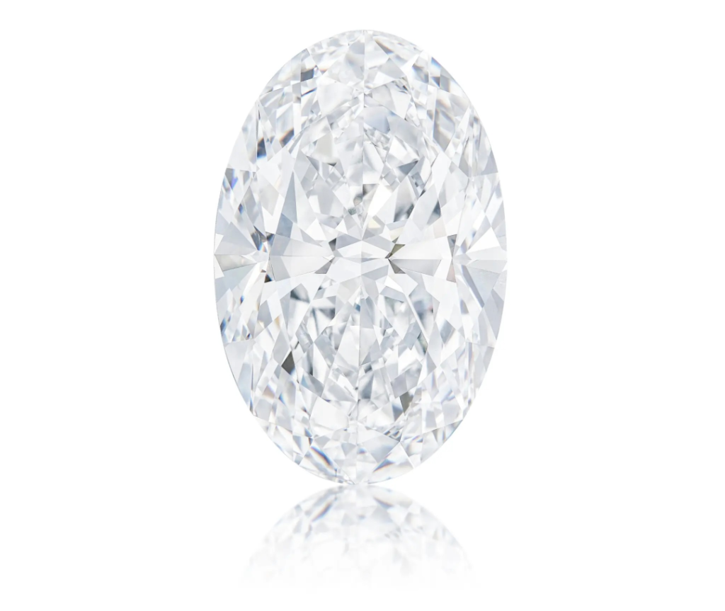 Sotheby's Hong Kong China
Fortune Five Unmounted Diamond
55.55-carat D color IF oval diamond