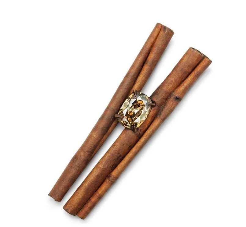 Cinnamon Brooch, by Hemmerle