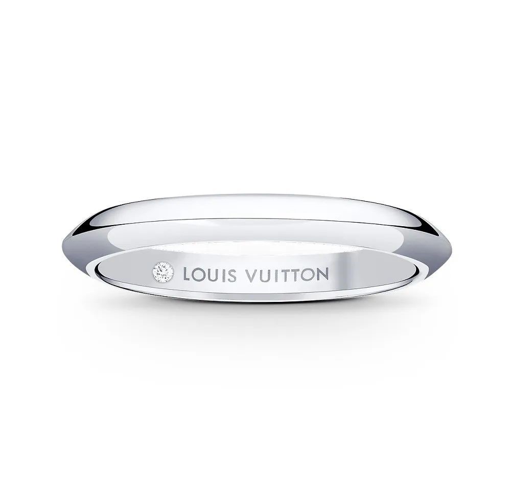 LV Diamonds Platinum Ring, by Louis Vuitton