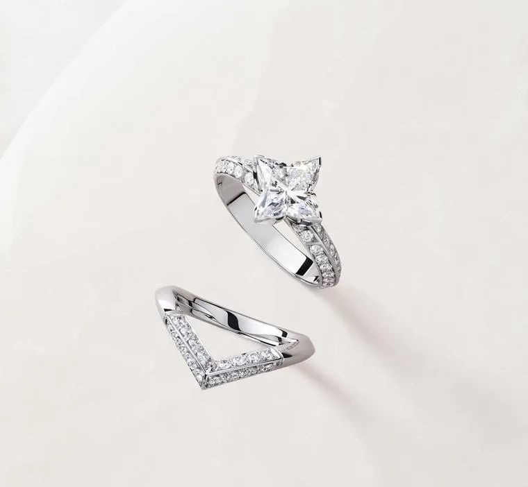 Louis Vuitton Diamonds collection has a strong bridal element