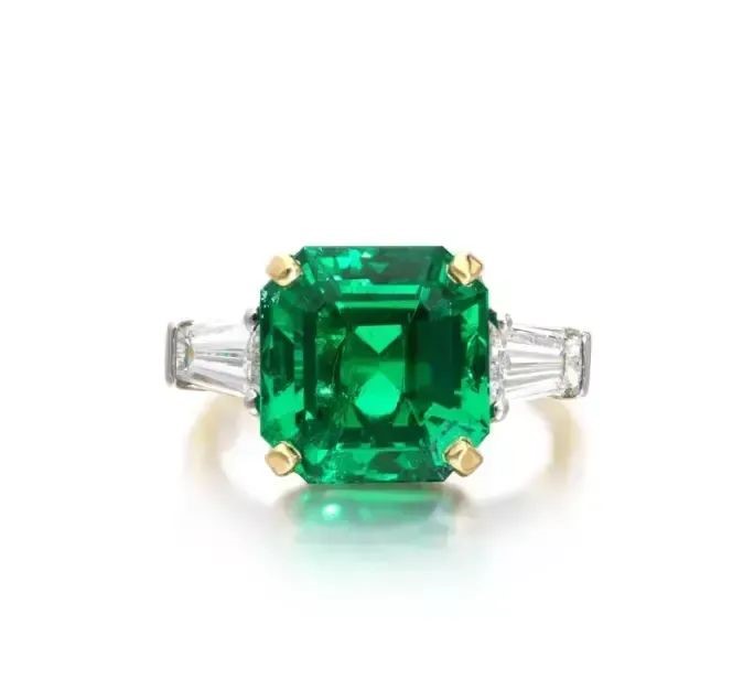 Harry Winston Colombian emerald ring, 6.07 carats.