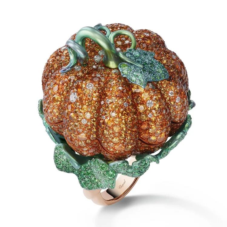 Chopard Red Carpet pumpkin ring