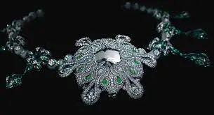 The 104-carat diamond in the "A Heritage in Bloom" necklace