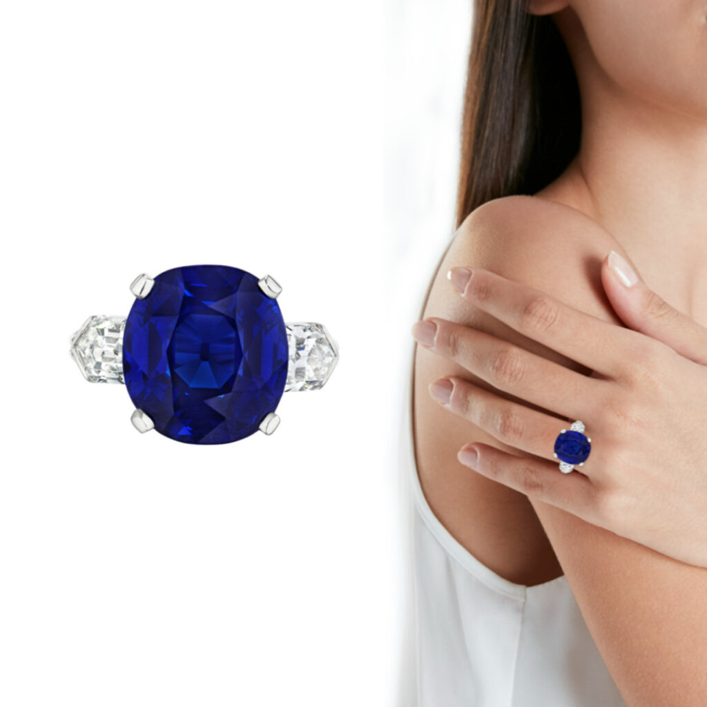 Tiffany & Co. | Sapphire and Diamond Ring