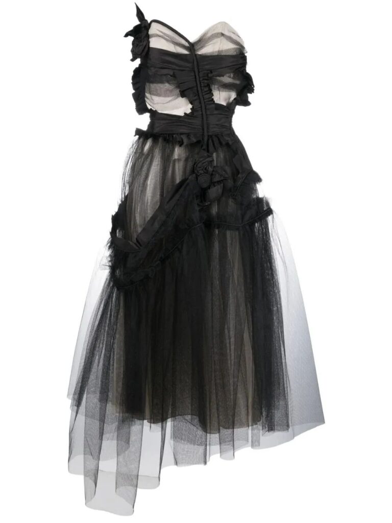 Maison Margiela corset-style sheer dress