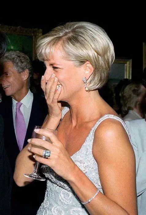 Diana's blue sapphire cocktail ring