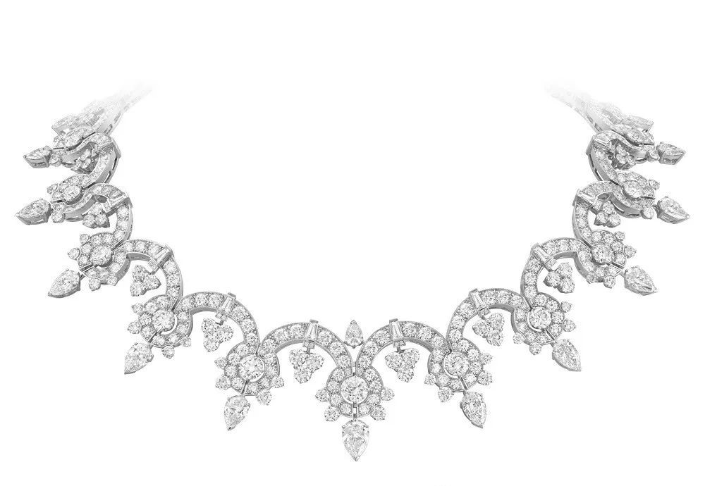 Voûtes Précieuses White Gold Necklace, by Van Cleef & Arpels