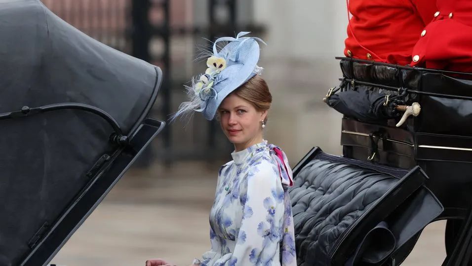 Lady Louise at the recent Trooping the Colour ceremony.