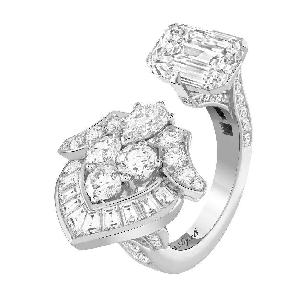 New Rubens White Gold Between-the-Finger Ring, by Van Cleef & Arpels