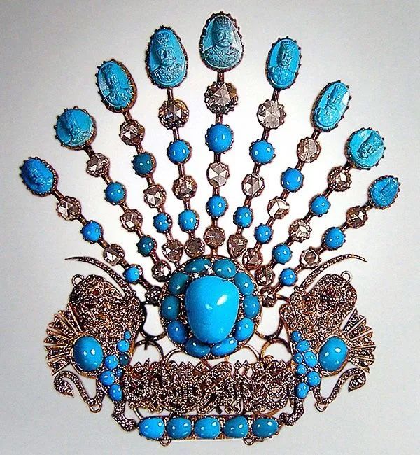 Turquoise Crown in the Iranian Royal Collection