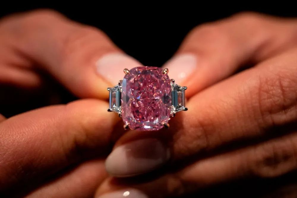 "The Williamson Pink Star" Ring