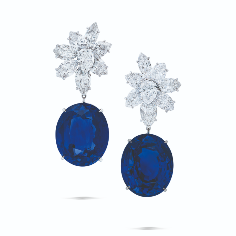 Harry Winston | Sapphire Earrings