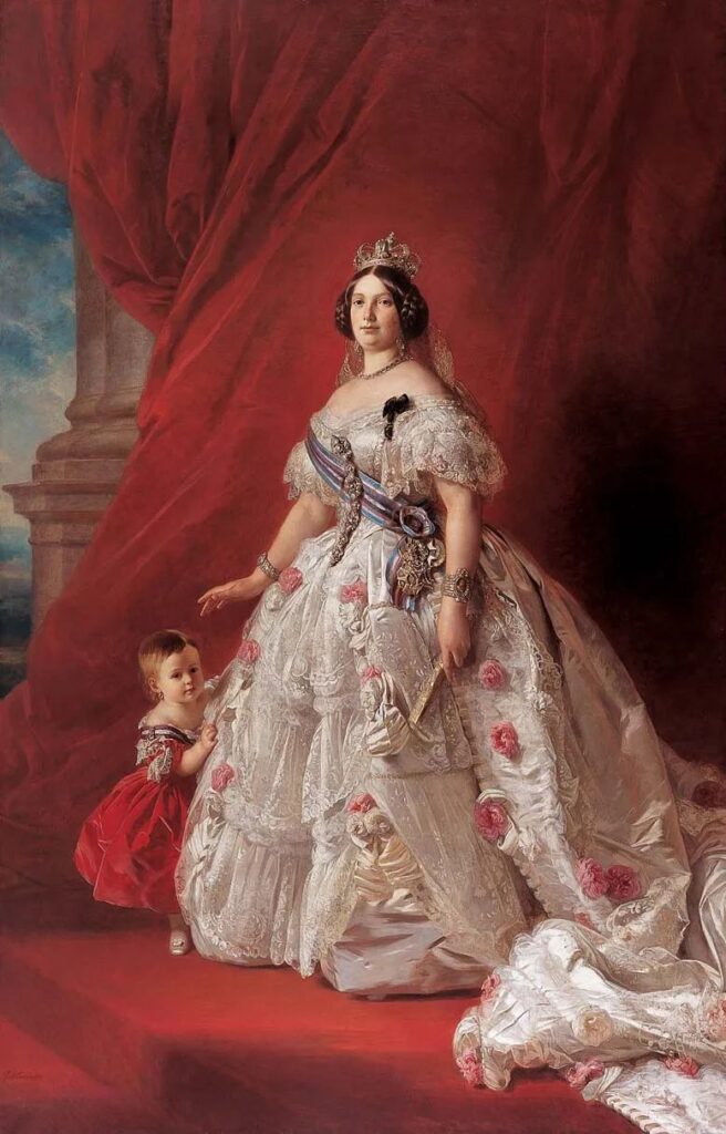 Portrait of Isabella II of Spain, Franz Xaver Winterhalter, 1852, Royal Palace of Madrid