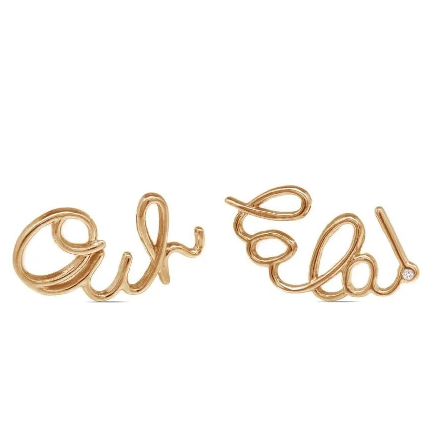 Wanderlust Chic Jewelry Trends Cursive Letters