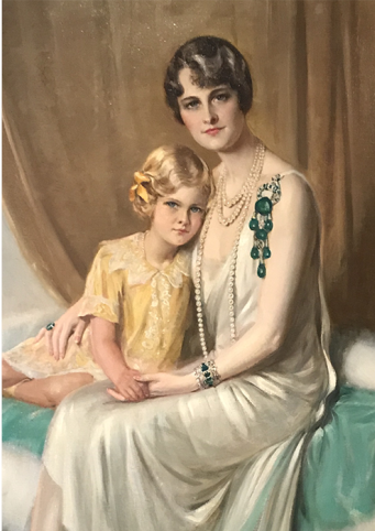 Marjorie Merriweather Post's Cartier emerald brooch