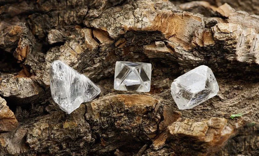 Diamonds mined by the Alrosa Group