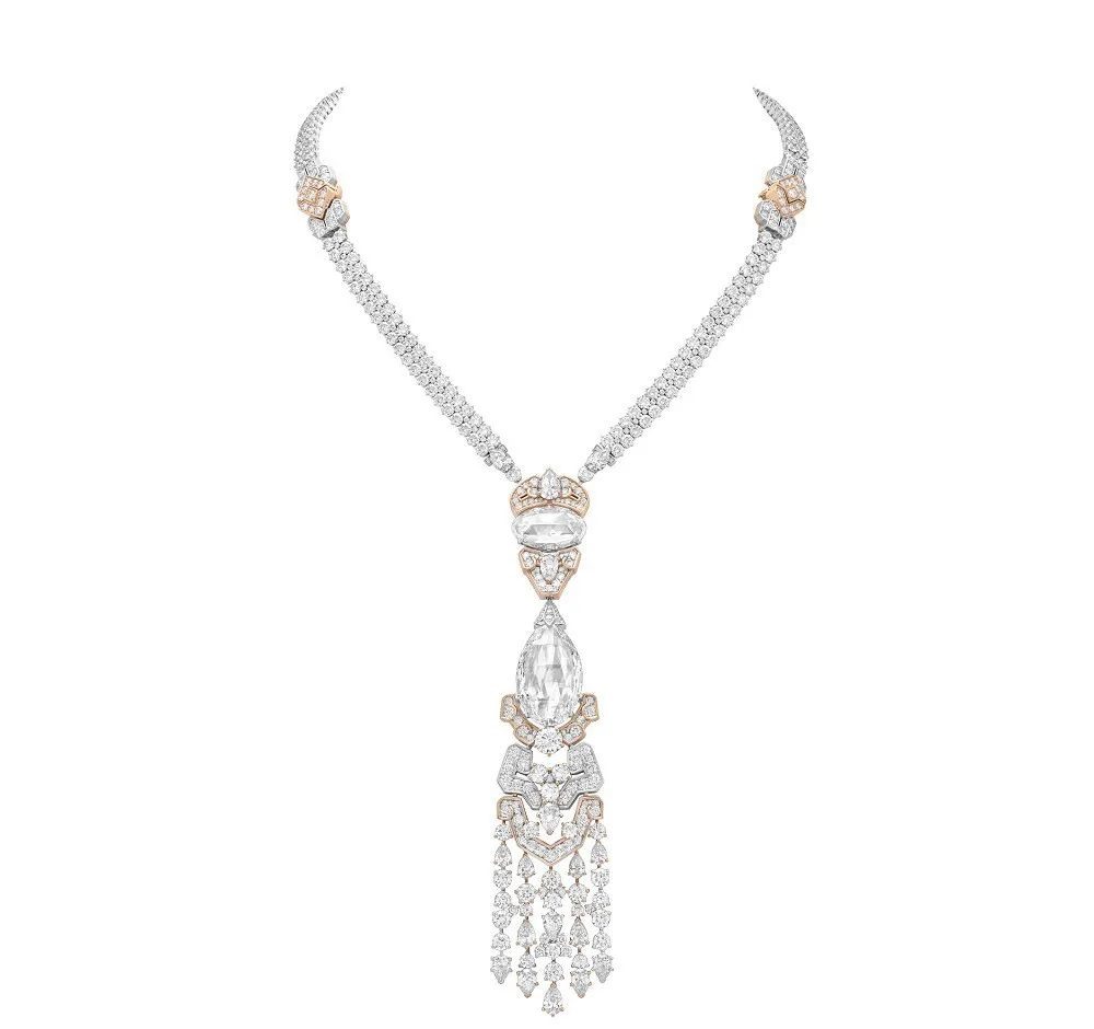 Roaring Twenties White Gold Long Necklace, by Van Cleef & Arpels