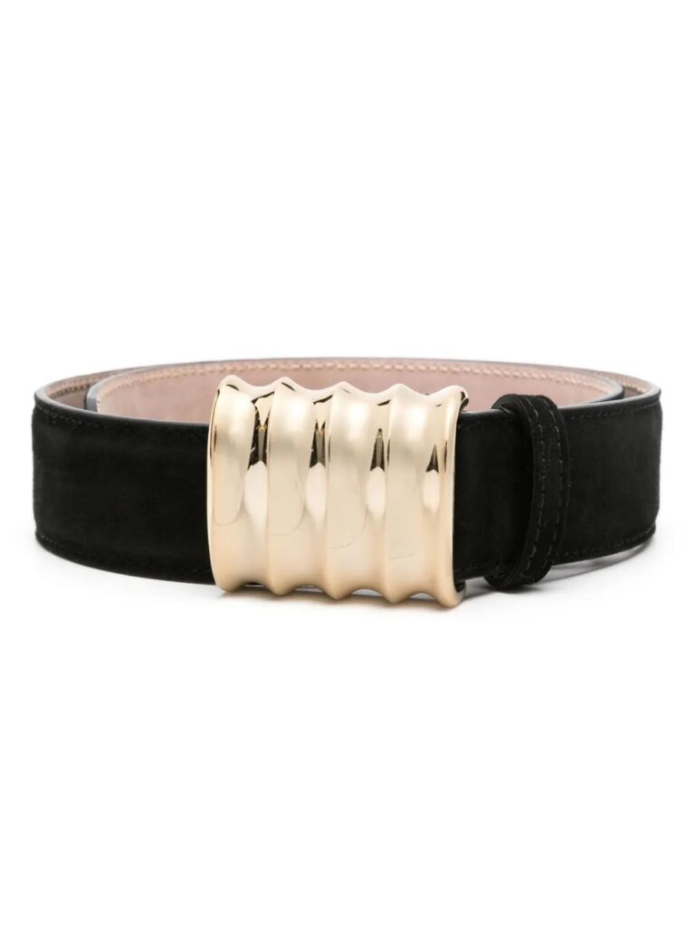 Khaite Julius suede medium belt