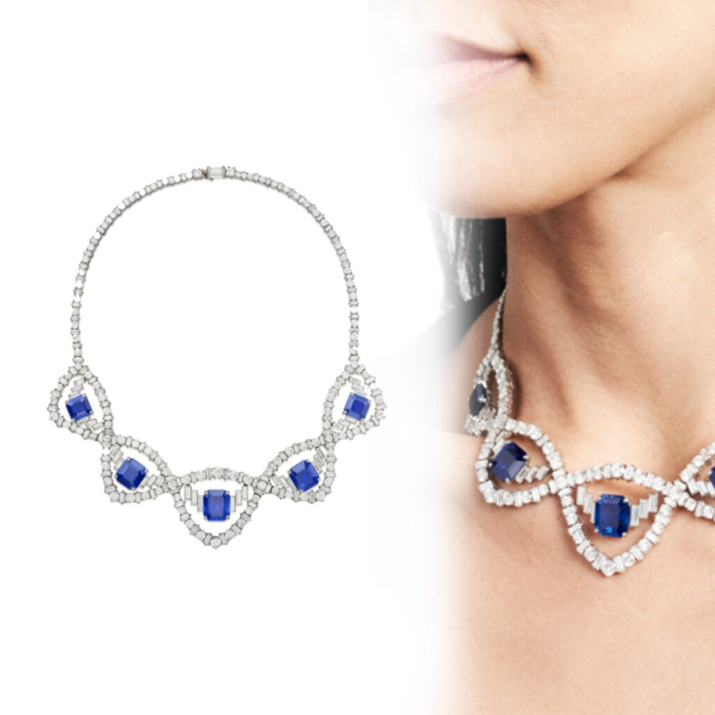 Cartier | Sapphire and Diamond Necklace