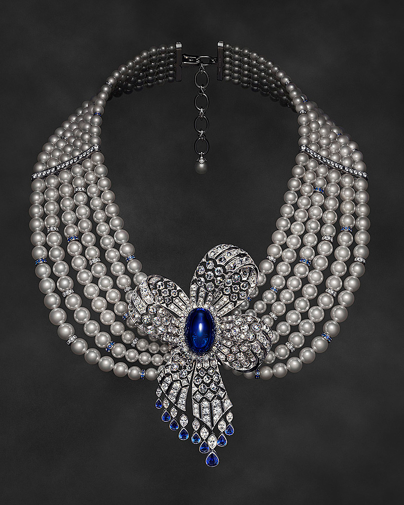 Tanzanite Pearl Necklace