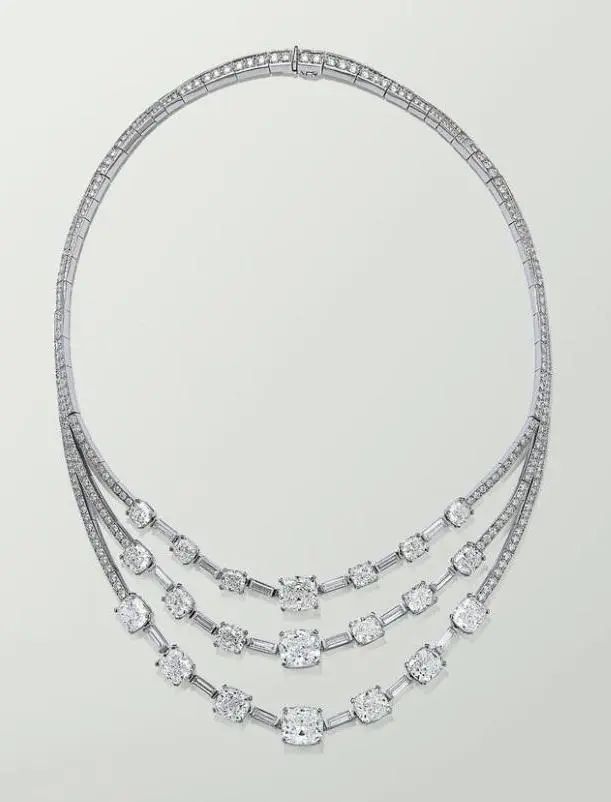 Tiffany & Co.
High Jewelry Collection three-tiered diamond necklace