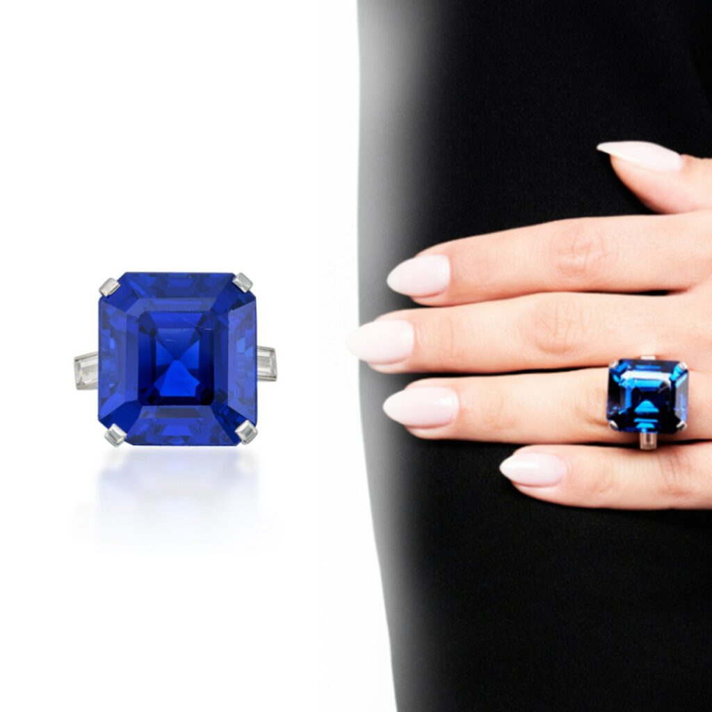 Cartier | Sapphire and Diamond Ring