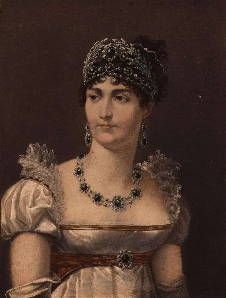 Empress Joséphine wearing Chaumet's wheat tiara