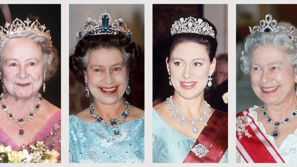 British Royal Family's complete jewelry set (partial)