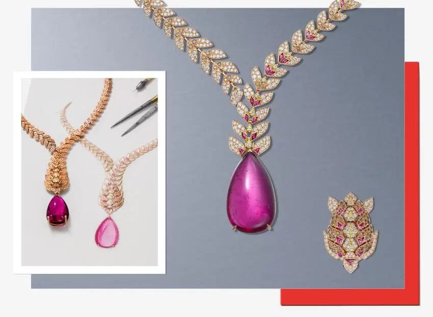 Cartier
Nature Sauvage High Jewelry Collection
Mocelys Necklace
Diamonds, tourmaline