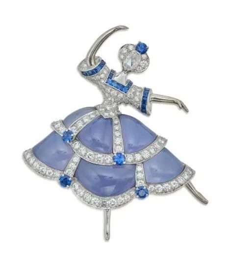 Van Cleef & Arpels Ballerina Brooch
Chalcedony, Sapphires, Diamonds
From the Vault: Exceptional Signed Jewels
March 2024, Sotheby's New York