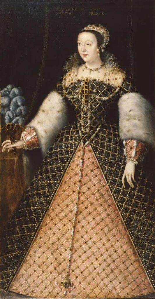 Portrait of French Queen Catherine de' Medici, 1550
Currently housed in the Uffizi Gallery